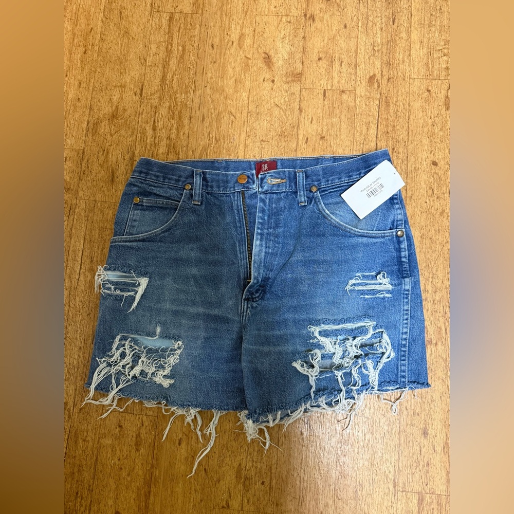 Wrangler Indigo Denim Shorts